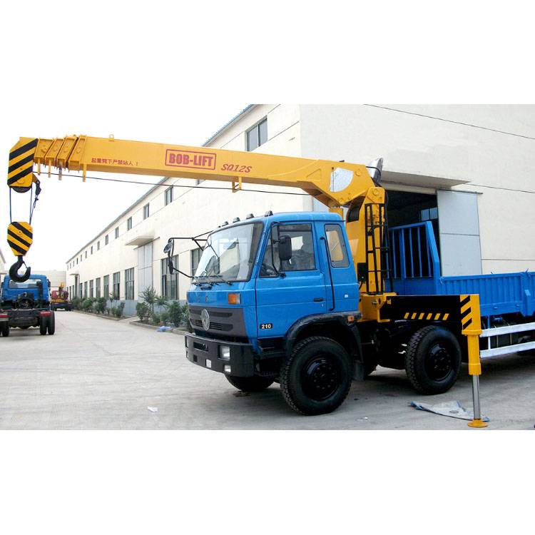 12 Ton Telescopic Arm Lifting Mobile Boom Hydraulic Truck Mounted Crane