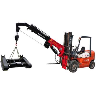 Good Price of Forklift Jib Telescopic Crane Attachment